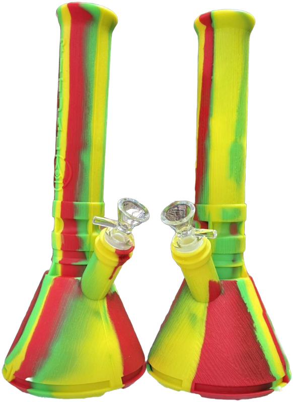 Silicone rasta beakers